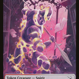Elemental (09) // Spirit (13) Double-Sided Token [March of the Machine Tokens]