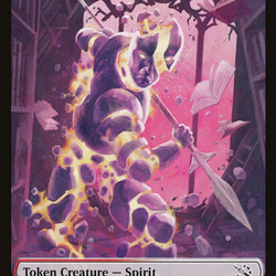 Elemental (09) // Spirit (13) Double-Sided Token [March of the Machine Tokens]