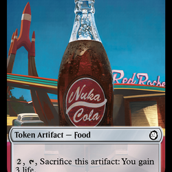 Food (0013) // Clue Double-Sided Token [Fallout Tokens]