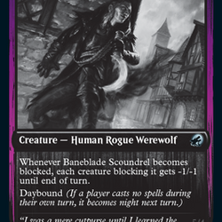 Baneblade Scoundrel // Baneclaw Marauder [Innistrad: Double Feature]
