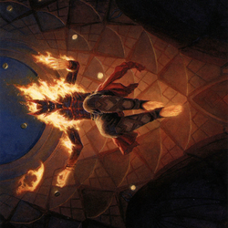 Yusri, Fortune's Flame // Yusri, Fortune's Flame (AMH2-060) (Borderless) [Modern Horizons 2 Art Series]