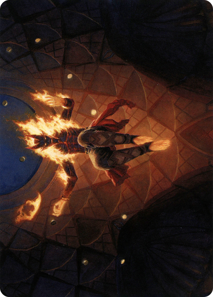 Yusri, Fortune's Flame // Yusri, Fortune's Flame (AMH2-060) (Borderless) [Modern Horizons 2 Art Series]