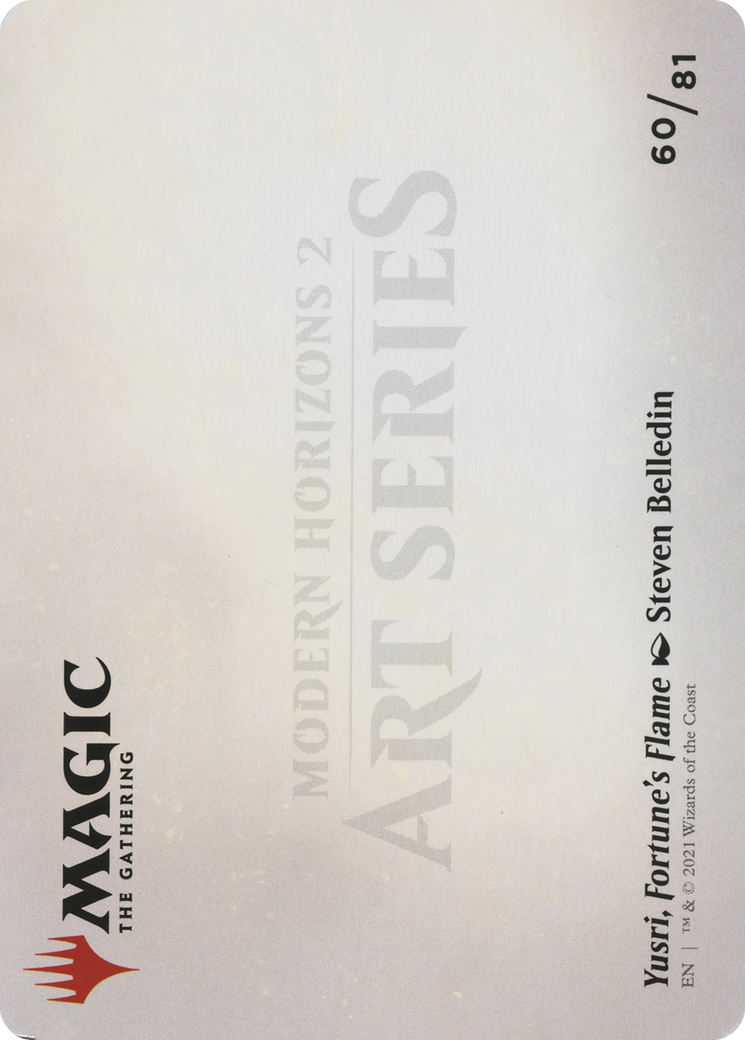 Yusri, Fortune's Flame // Yusri, Fortune's Flame (AMH2-060) (Borderless) [Modern Horizons 2 Art Series]