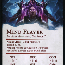 Mind Flayer // Mind Flayer (AAFR-002) (Borderless) [Adventures in the Forgotten Realms Art Series]