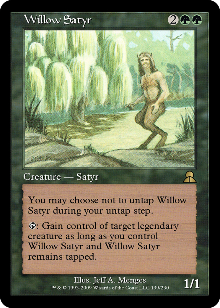 Willow Satyr (ME3-139) [Masters Edition III] Foil