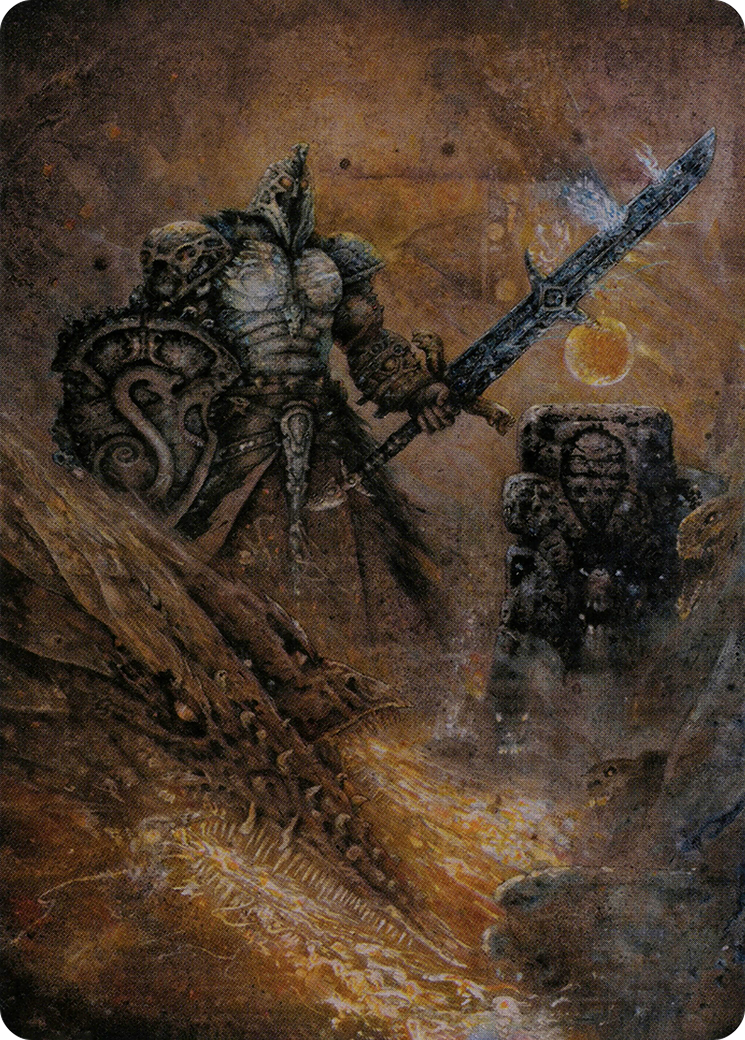 Dakkon, Shadow Slayer // Dakkon, Shadow Slayer (AMH2-048) (Borderless) [Modern Horizons 2 Art Series] Foil