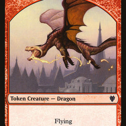 Cat Dragon // Dragon (007) Double-Sided Token [Commander 2017 Tokens]