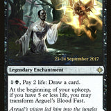 Arguel's Blood Fast // Temple of Aclazotz [Ixalan Prerelease Promos]