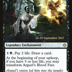 Arguel's Blood Fast // Temple of Aclazotz [Ixalan Prerelease Promos]