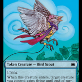 Rabbit // Finch Formation Double-Sided Token [Bloomburrow Tokens]