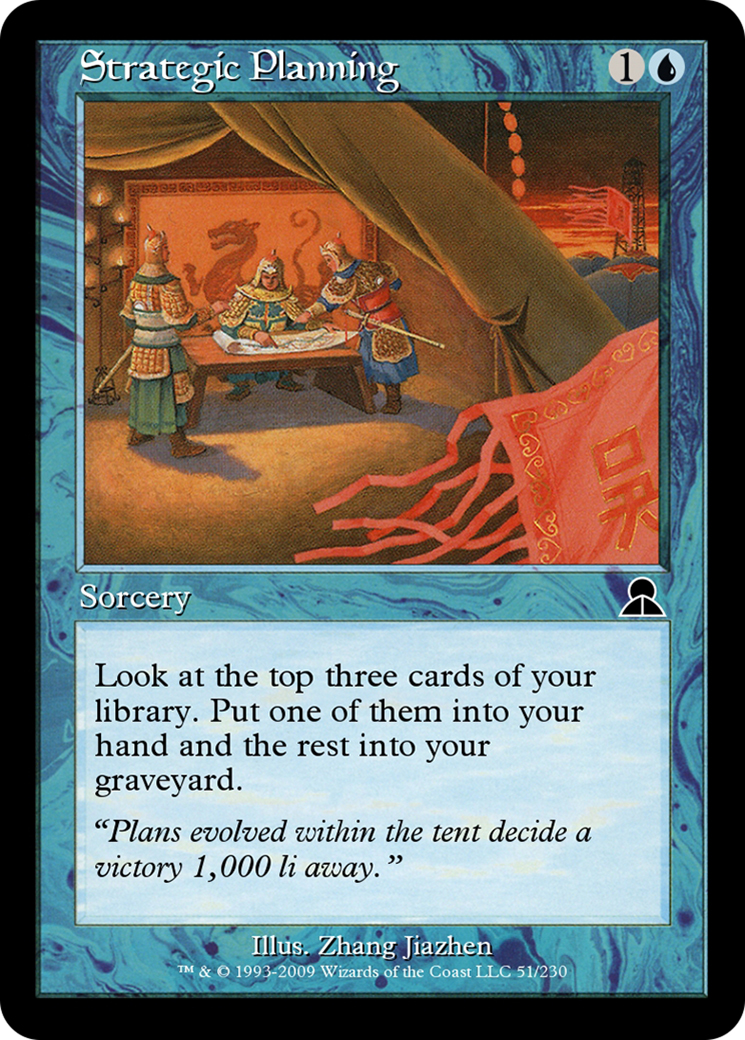 Strategic Planning (ME3-051) [Masters Edition III]