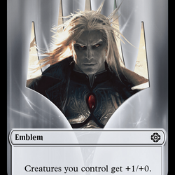 Emblem - Sorin, Lord of Innistrad // Vampire (0004) Double-Sided Token [The Lost Caverns of Ixalan Commander Tokens]