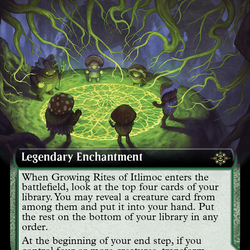 Growing Rites of Itlimoc // Itlimoc, Cradle of the Sun (Extended Art) [The Lost Caverns of Ixalan]