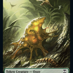 Ooze (025) // Treasure (015) Double-Sided Token [Streets of New Capenna Commander Tokens]