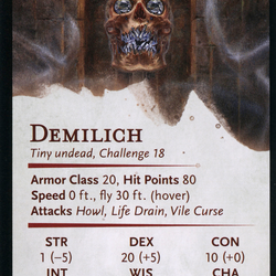 Demilich // Demilich (AAFR-004) (Borderless) [Adventures in the Forgotten Realms Art Series]