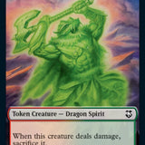Dragon Spirit // The Monarch Double-Sided Token [Dungeons & Dragons: Adventures in the Forgotten Realms Commander Tokens]