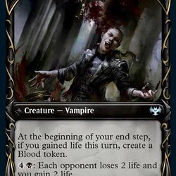 Restless Bloodseeker // Bloodsoaked Reveler (Showcase Fang Frame) [Innistrad: Crimson Vow]