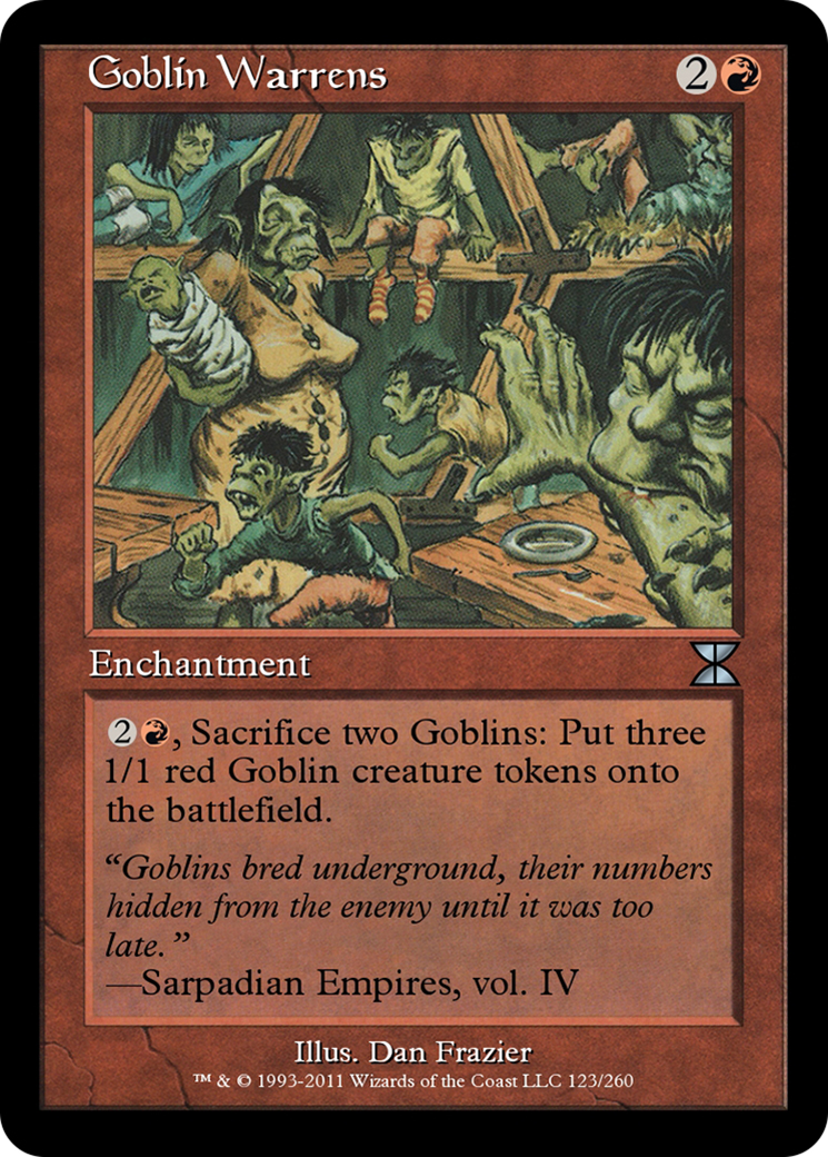 Goblin Warrens (ME4-123) [Masters Edition IV]