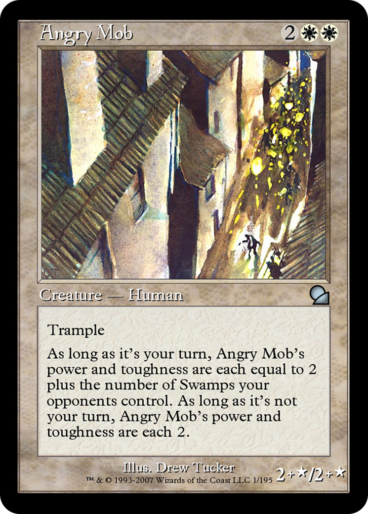Angry Mob (ME1-001) [Masters Edition] Foil