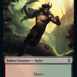 Satyr // Beast Double-Sided Token [Commander Legends: Battle for Baldur's Gate Tokens]