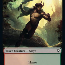 Satyr // Beast Double-Sided Token [Commander Legends: Battle for Baldur's Gate Tokens]