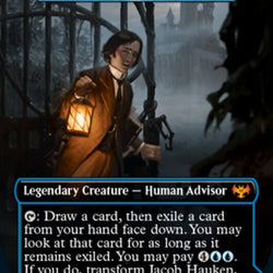 Jacob Hauken, Inspector // Hauken's Insight - Jonathan Harker // Harker's Obsessive Inquiry [Innistrad: Crimson Vow]