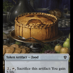 Clue // Food Double-Sided Token [Murders at Karlov Manor Commander Tokens]