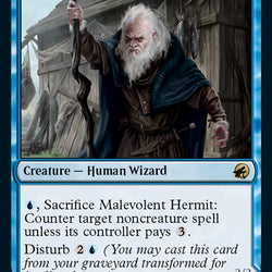 Malevolent Hermit // Benevolent Geist [Innistrad: Midnight Hunt]