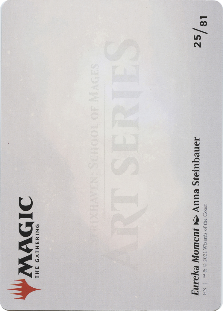Eureka Moment // Eureka Moment (ASTX-025) (Borderless) [Strixhaven Art Series] Foil