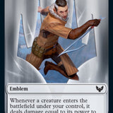 Spirit // Lukka, Wayward Bonder Emblem Double-Sided Token [Strixhaven: School of Mages Tokens]