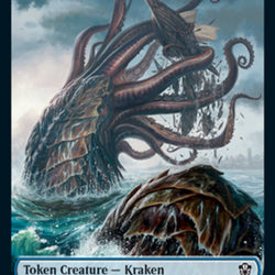Wurm // Kraken Double-Sided Token [Commander 2021 Tokens]