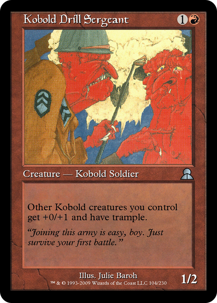 Kobold Drill Sergeant (ME3-104) [Masters Edition III] Foil