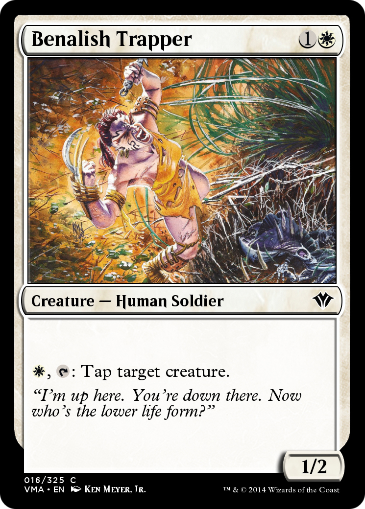 Benalish Trapper (VMA-016) [Vintage Masters] Foil