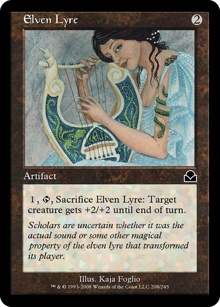 Elven Lyre (ME2-208) [Masters Edition II] Foil