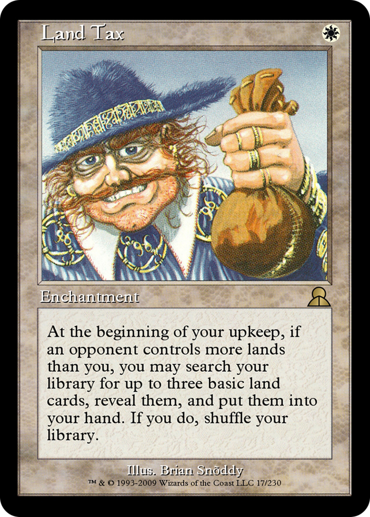 Land Tax (ME3-017) [Masters Edition III] Foil