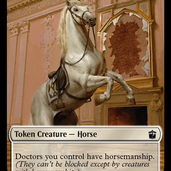 Horse // Cyberman Double-Sided Token [Doctor Who Tokens]