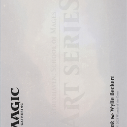 Go Blank // Go Blank (ASTX-008) (Borderless) [Strixhaven Art Series]