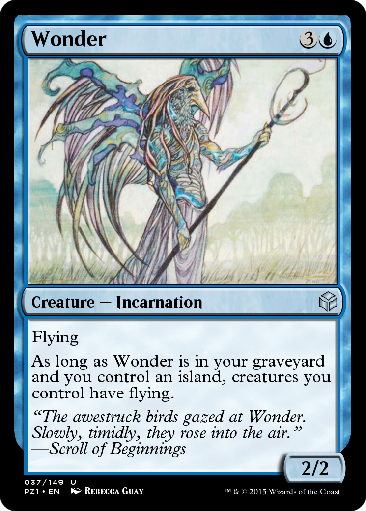 Wonder (PZ1-037) [Legendary Cube Prize Pack] Foil