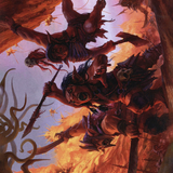 Swarming Goblins // Goblin (AAFR-024) (Borderless) [Adventures in the Forgotten Realms Art Series]