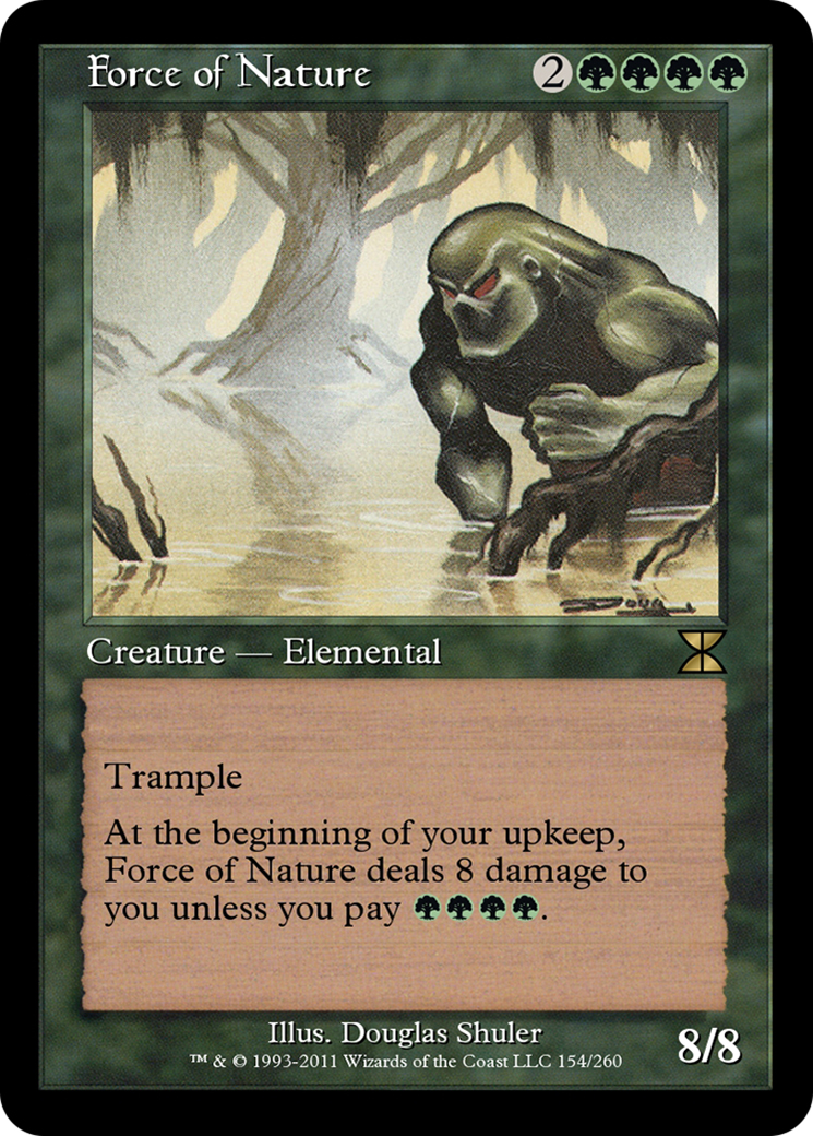 Force of Nature (ME4-154) [Masters Edition IV] Foil