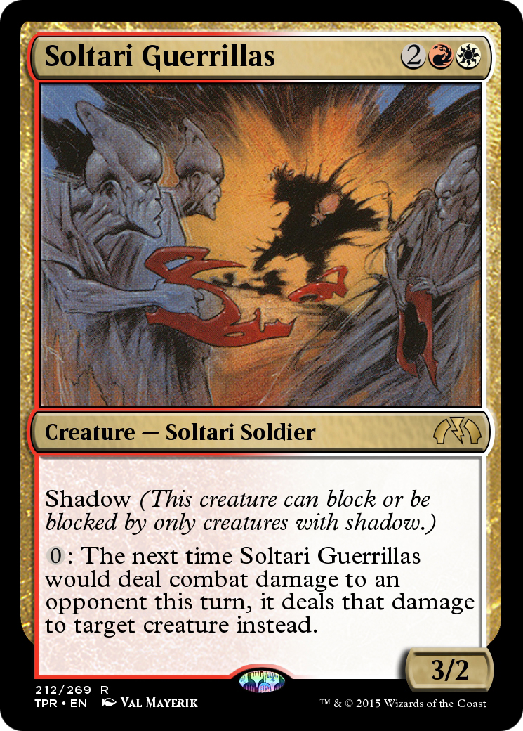 Soltari Guerrillas (TPR-212) [Tempest Remastered] Foil