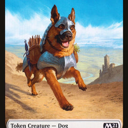 Cat (011) // Dog Double-Sided Token [Core Set 2021 Tokens]