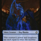 Angel // Dog Illusion Double-Sided Token [Dungeons & Dragons: Adventures in the Forgotten Realms Tokens]