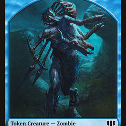 Whale // Zombie (011/036) Double-Sided Token [Commander 2014 Tokens]