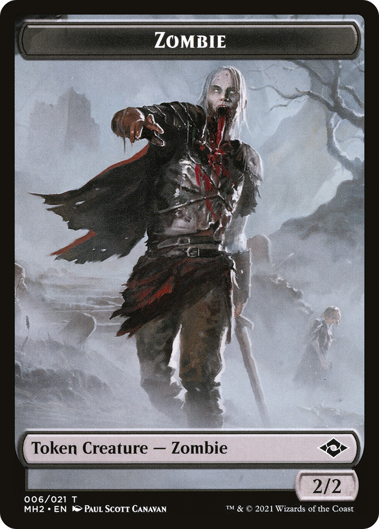 Zombie (TMH2-006) [Modern Horizons 2 Tokens] Foil