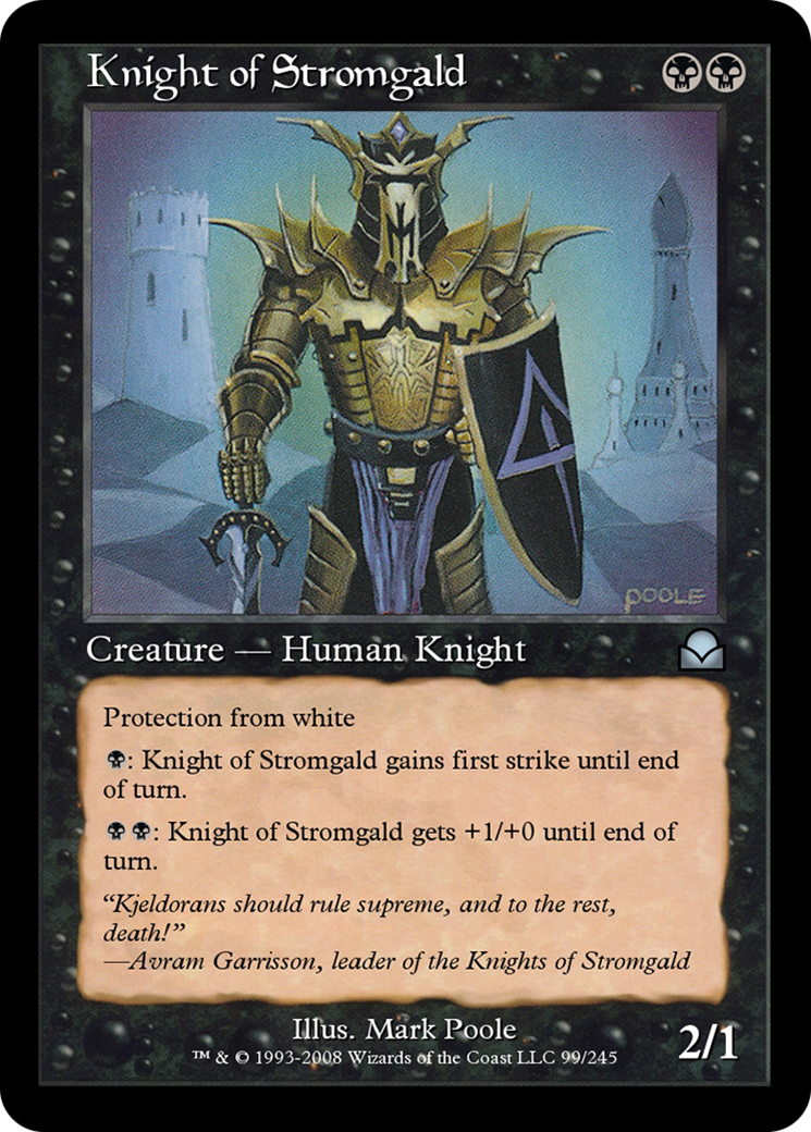 Knight of Stromgald (ME2-099) [Masters Edition II]