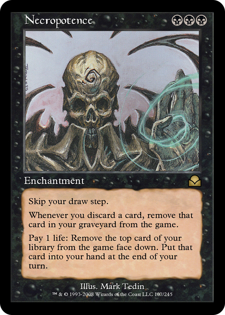 Necropotence (ME2-107) [Masters Edition II] Foil