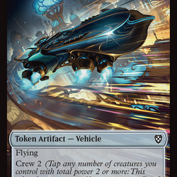 Nalaar Aetherjet // Treasure Double-Sided Token [Aetherdrift Tokens]