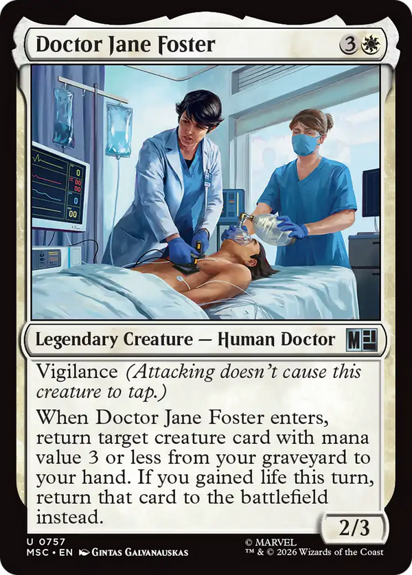 Doctor Jane Foster [Marvel Super Heroes Commander]