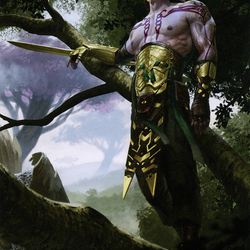 Tyvar Kell // Tyvar Kell (ASKHM-053) (Borderless) [Art Series: Kaldheim]